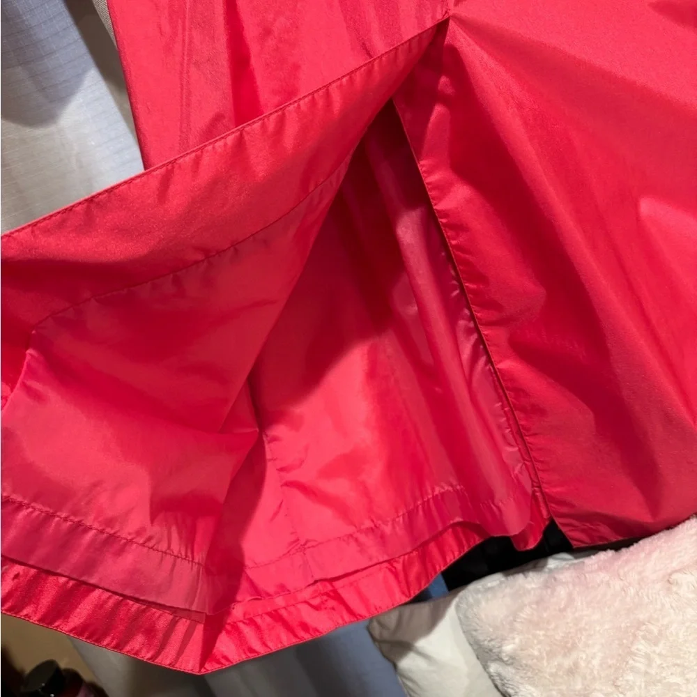 Vibrant Red‎ pink Trench Coat - Picture 10 of 12